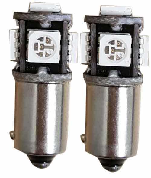 5 SMD H6W Groen LED Binnenverlichting - Afbeelding 2