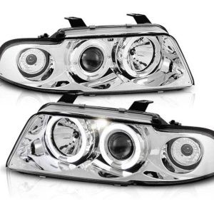 Angel Eyes koplamp units Chrome geschikt voor Audi A4