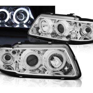 CCFL Angel Eyes koplampen Chrome geschikt voor Audi A3 8L