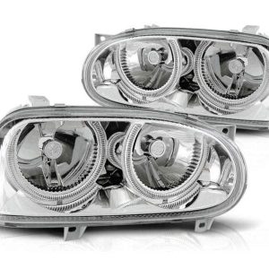 Angel Eyes koplamp units Chrome geschikt voor VW Golf 3