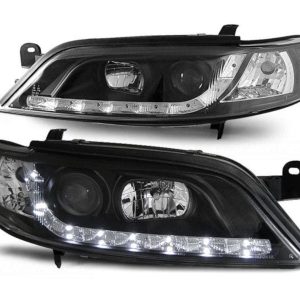 LED DRL koplampen Daylight Black geschikt voor Opel Vectra B