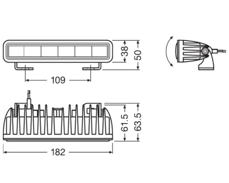 Osram LEDriving LED Lightbar SX180-SP LEDDL105-SP - Afbeelding 6