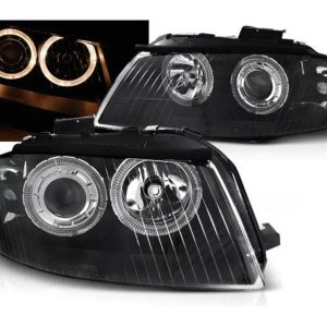 Angel Eyes koplampen Black geschikt voor Audi A3 8P