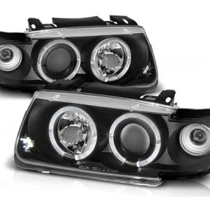 Angel Eyes koplampen Black geschikt voor VW Polo 6N