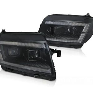 LEDtube koplampen LED dynamisch knipperlicht Black geschikt voor VW Crafter