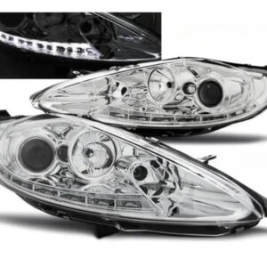 Ford Fiesta MK7 08-08 tot 09-12 LEDtube koplampen Chrome