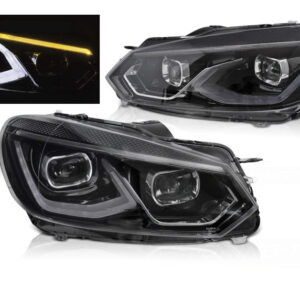 Full LED koplampen Black geschikt voor VW Golf 6